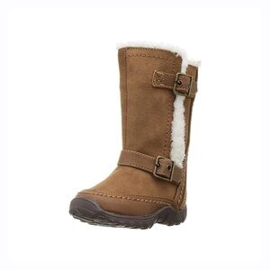 Little Girls Nine West Naydine Snuff Brown Boots